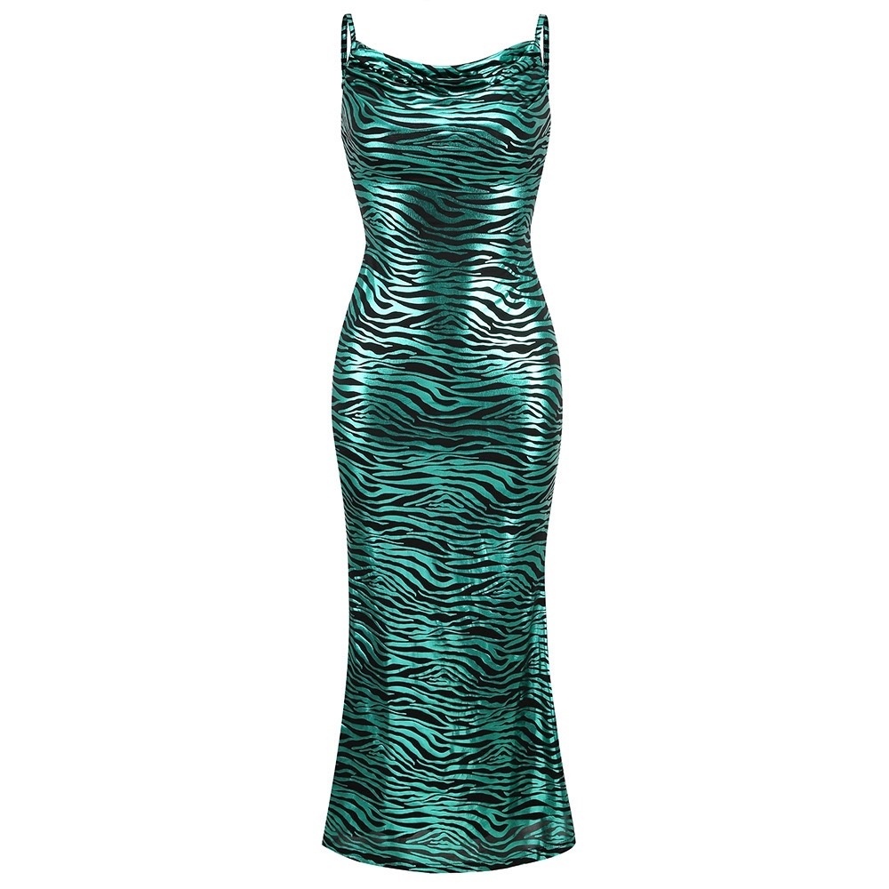 Платье "Emerald Zebra" 4